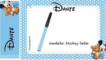 Pizarras imantadas de Mickey Bebe para escribir y borrar las veces que uno quiera